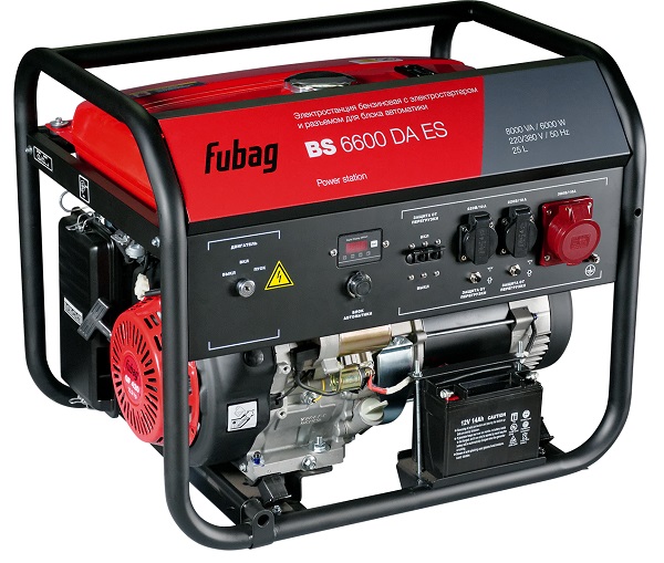 Генератор бензиновый BS6600 DA ES (FUBAG) (838799)