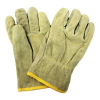 Перчатки спилковые бежевые (ДОКА) (RX5014,10 АВ)