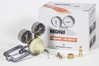 Редуктор ацетиленовый БАО-5-КР1 (РЕДИУС) В КОРОБКЕ С ПОВЕРКОЙ