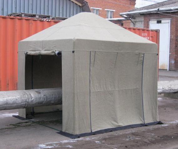 Палатка сварщика 3х3м брезент с усиленным каркасом