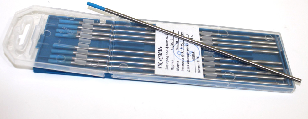 Электрод вольфрамовый WL-20 ф 2,4мм синий (ДОКА)