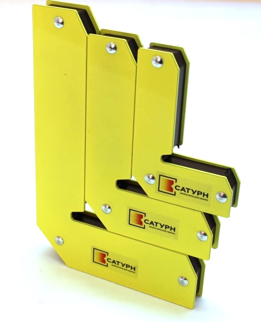 Магнитный фиксатор МФ 103 желтый (усилие 50кг)