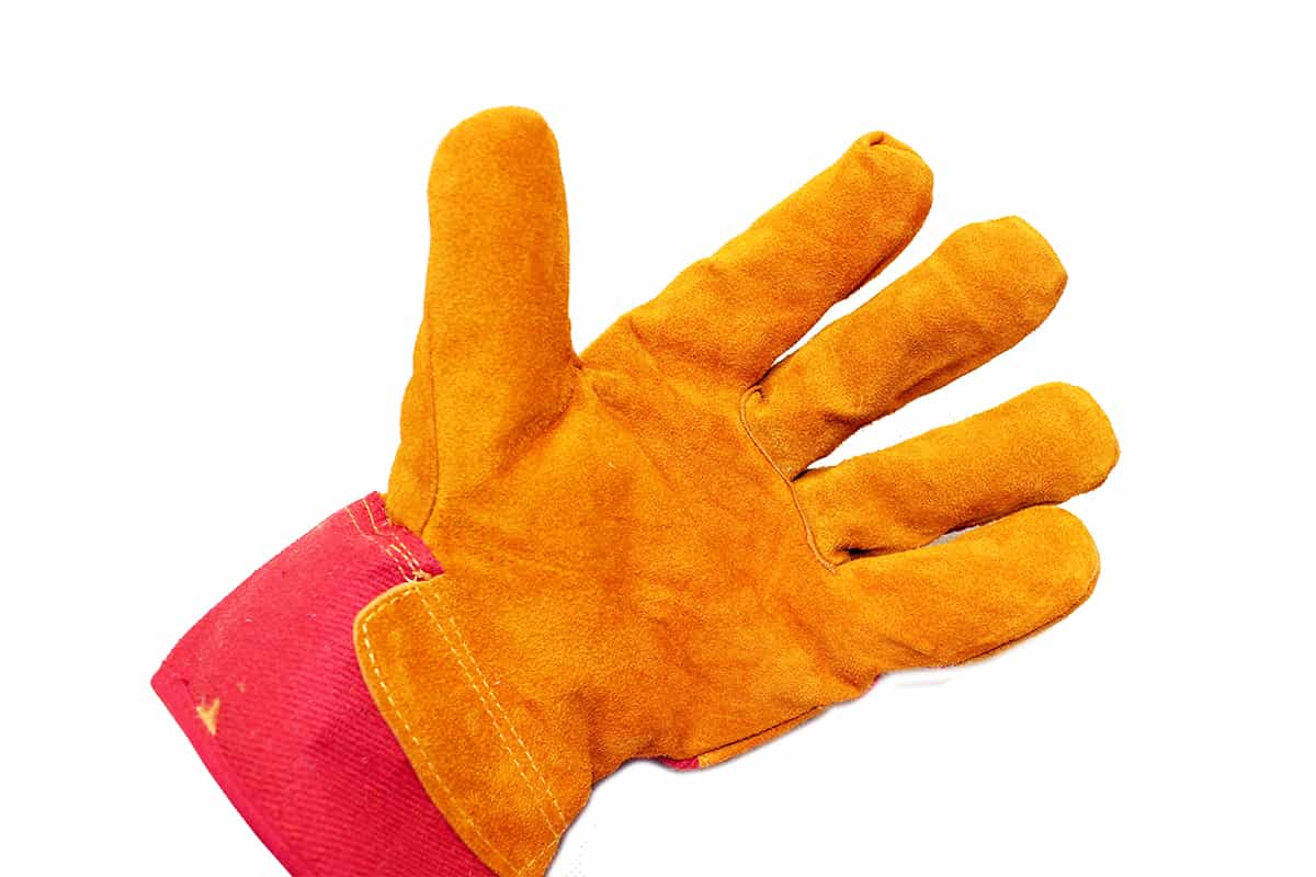 Перчатки спилковые утепленные (ДОКА) (RX2015,10")