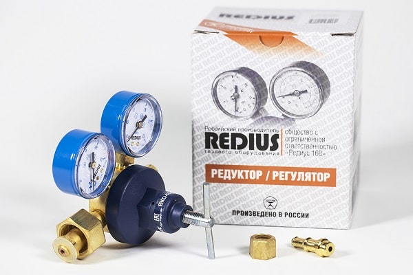 Редуктор кислородный БКО-50-КР1 (РЕДИУС) В КОРОБКЕ