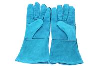 Краги спилковые зелёные (ДОКА) (RX4006,14,ВС)