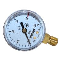 Манометр газовый 25 МПа ЧЁРНЫЙ (РЕДИУС) с поверкой