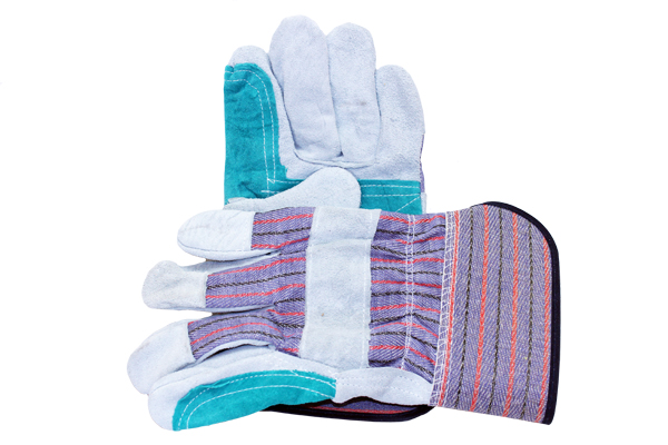 Перчатки комбинированные спилком Дока с 2-м наладонником (ДОКА) (RX4021,14 BC)