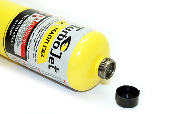 Баллон MAPP 453гр резьба US 1 (TURBOJET) (TJ453M)