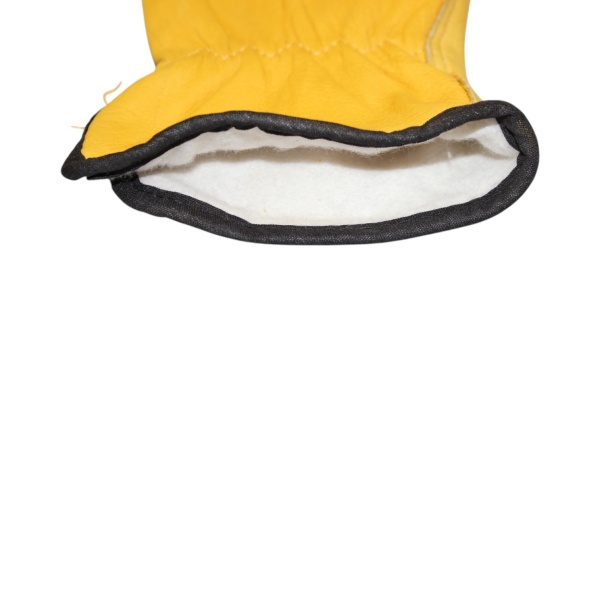 Перчатки кожаные желтые ДРАЙВЕР с подкладкой (ДОКА) (RX 5003,10АВ)