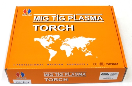 Горелка аргонодуговая TIG WP-26FXV 4м кнопка, гибкая (ОКС+бр, 1/4G) (ДОКА)