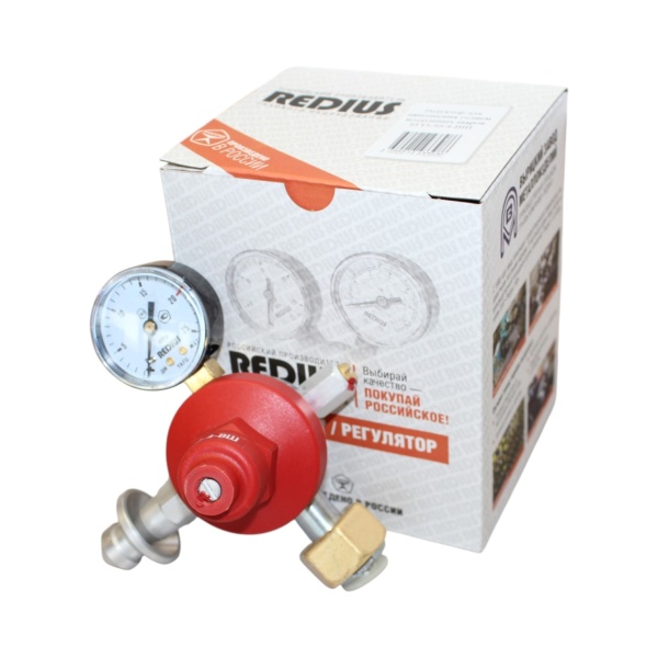 Редуктор гелиевый БГО-50-4ВШ для воздушных шаров (РЕДИУС) В КОРОБКЕ