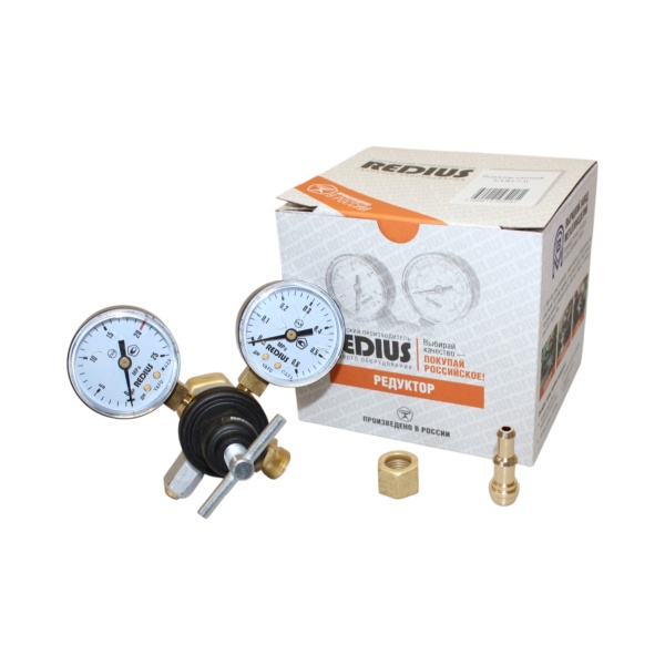 Редуктор азотный БАЗО-5-м (РЕДИУС) В КОРОБКЕ