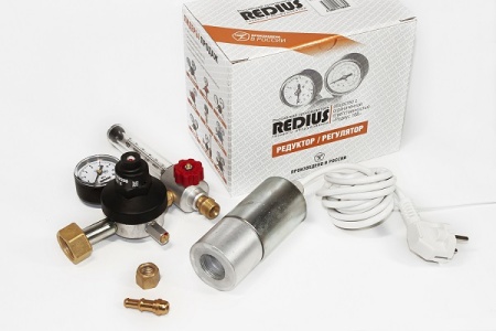 Регулятор углекислотный У-30-КР1П1-Р (220В) (РЕДИУС)