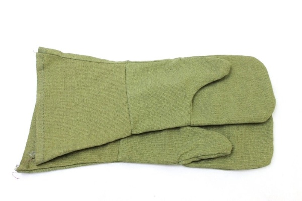 Краги брезентовые с 2-м наладонником (уп.10пар/меш.100пар)