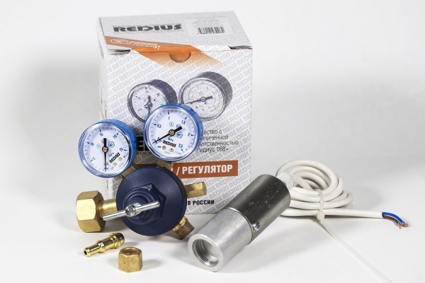 Редуктор кислородный БКО-50-КР1П (РЕДИУС) В КОРОБКЕ