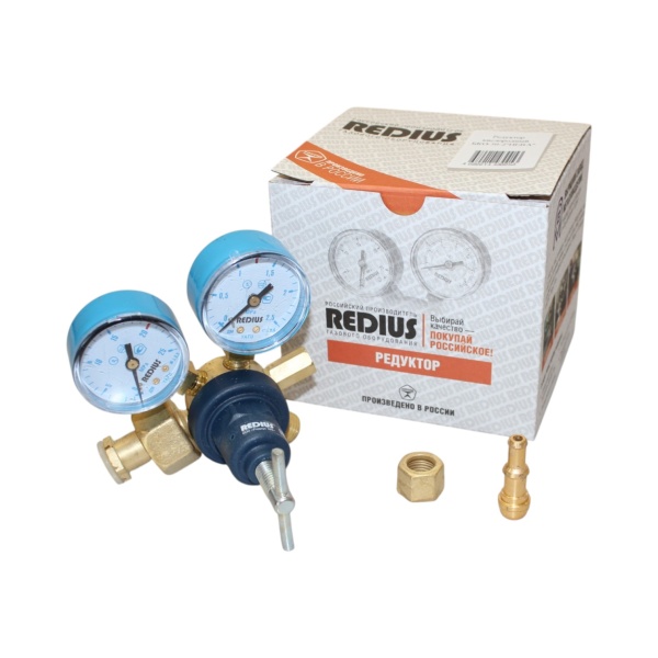 Редуктор кислородный БКО-50-2 НЕВА (РЕДИУС)  В КОРОБКЕ (РЕДИУС)