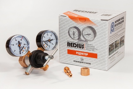 Редуктор гелиевый БГО-5-м (РЕДИУС) В КОРОБКЕ
