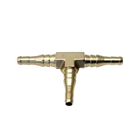 Тройник ф 6/9х6/9х6/9мм универсальный латунь