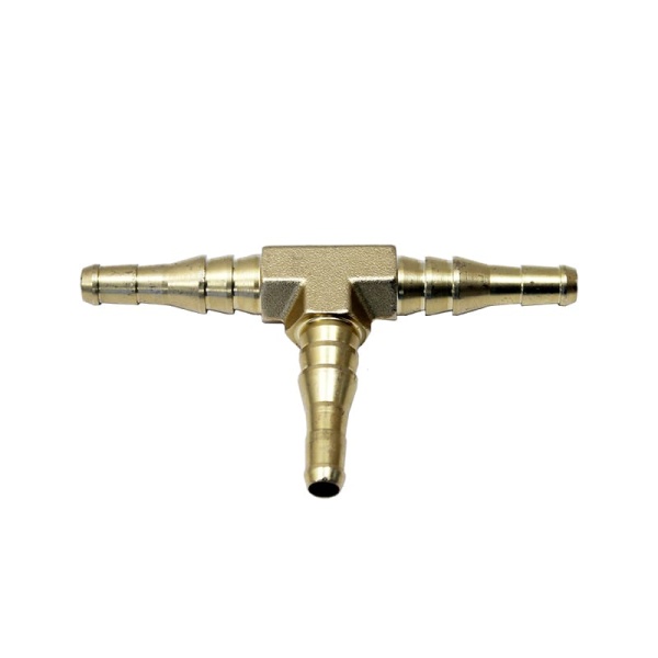 Тройник ф 6/9х6/9х6/9мм универсальный латунь